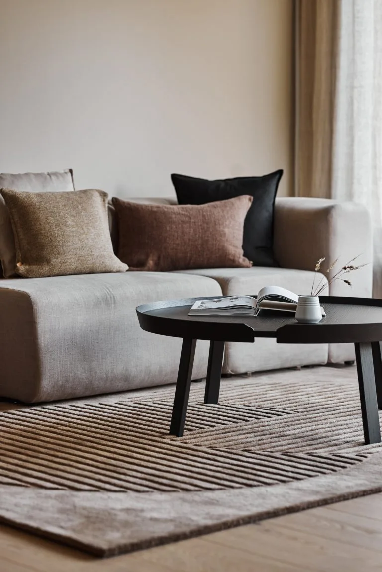 NJRD Levels Wollen Vloerkleed Circles Beige 7 NJRD Levels Wollen Vloerkleed Circles Beige - Afbeelding 5