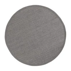 Dixie Sisal Vloerkleed Rond Grijs