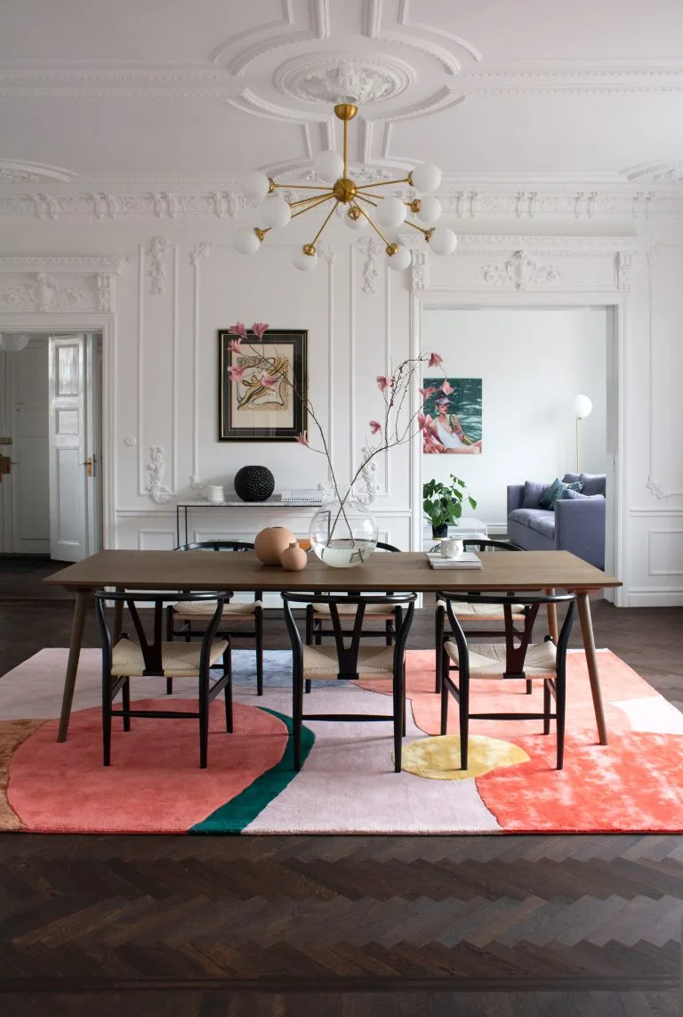 Layered Flower Field Wollen Vloerkleed 180x270 Cm 6 Layered Flower Field Wollen Vloerkleed 180x270 Cm - Afbeelding 4