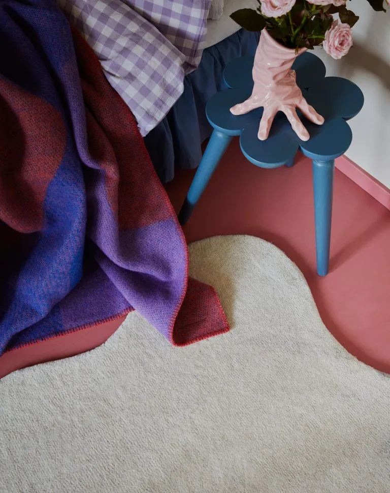 Layered Scallop Wollen Vloerkleed 250x350 Cm 4 Layered Scallop Wollen Vloerkleed 250x350 Cm - Afbeelding 2