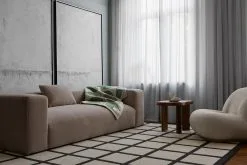 Layered Avenue Checked Bone Wollen Vloerkleed -Vloerkleden winkel 577810 01 42 EnvironmentImage 190739e90f