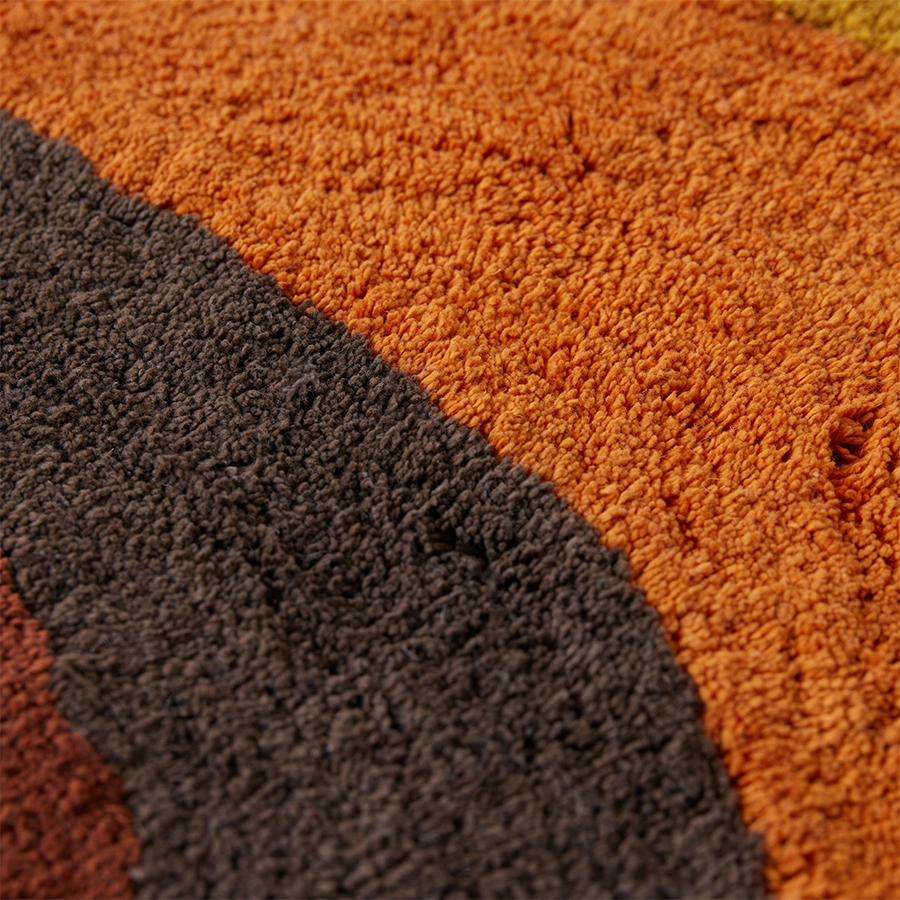 HK Living Retro Swirl Badmat 90x120 Cm 4 HK Living Retro Swirl Badmat 90x120 Cm - Afbeelding 2