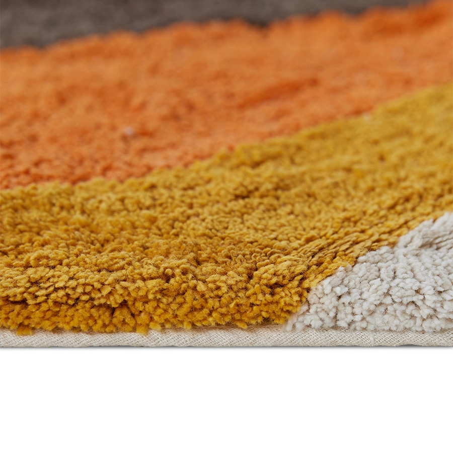 HK Living Retro Swirl Badmat 90x120 Cm 5 HK Living Retro Swirl Badmat 90x120 Cm - Afbeelding 3