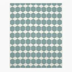 Brita Sweden Anna Vloerkleed Aqua Groot