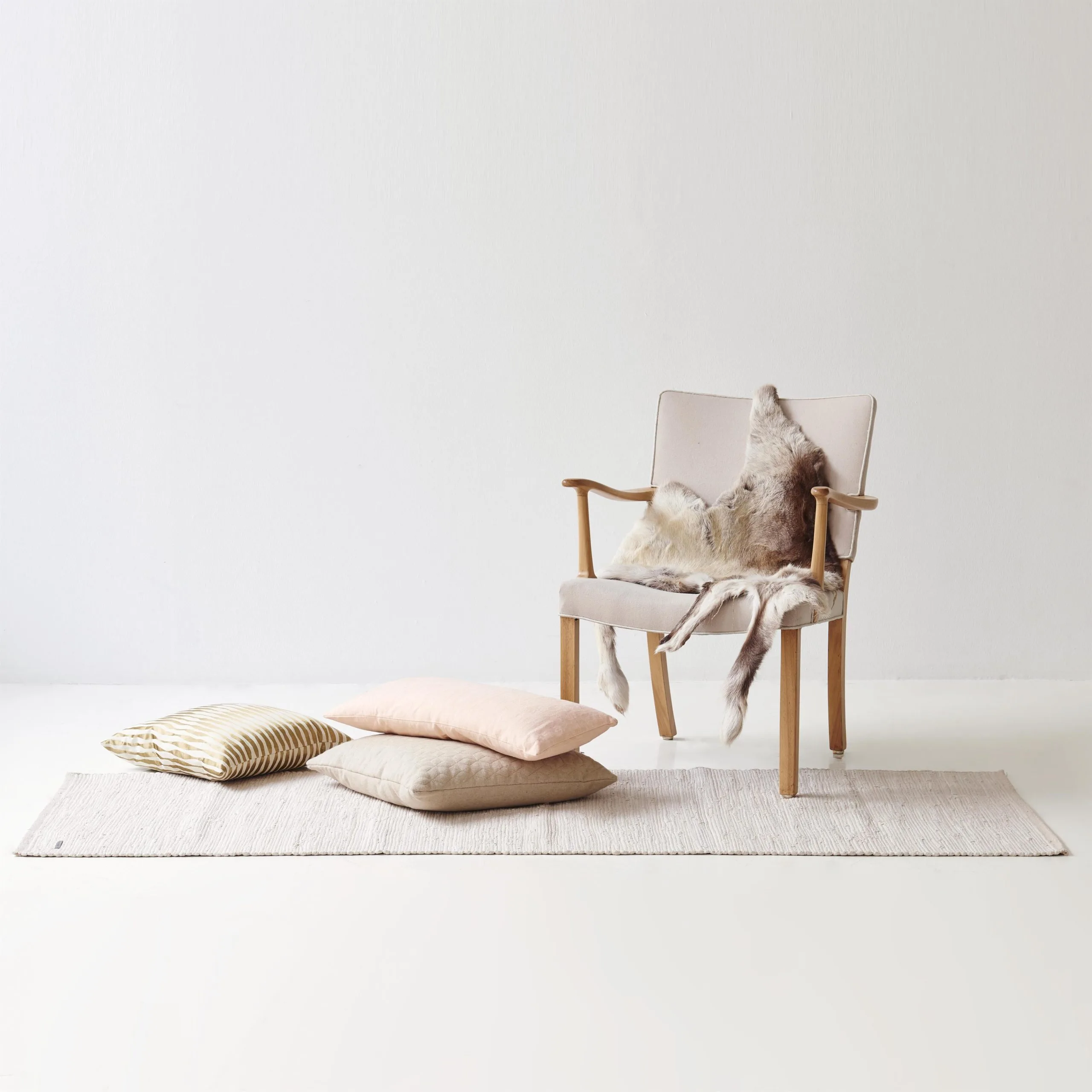 Rug Solid Cotton Vloerkleed 65 X 135 Cm. 5 Rug Solid Cotton Vloerkleed 65 X 135 Cm. - Afbeelding 3